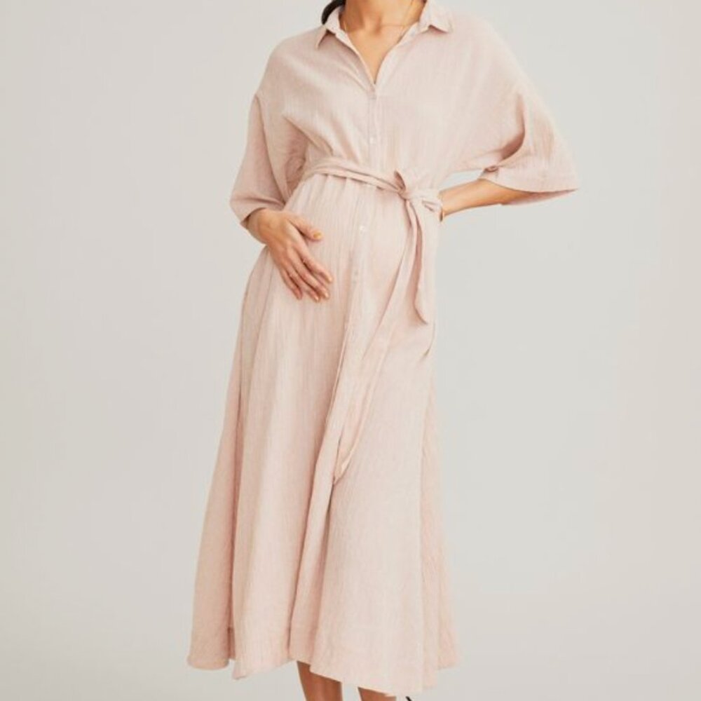 Hatch Maternity Belted Elsa Dress- Us 0/ XS